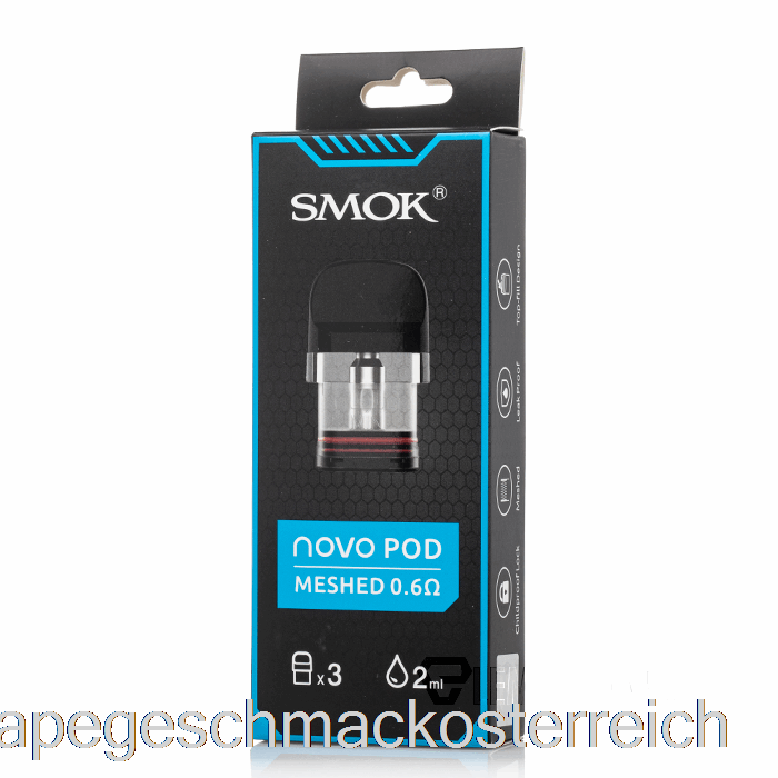 Smok Novo Ersatz-Pod-Kartuschen 0,6 Ohm Novo Pods Vape-Geschmack
